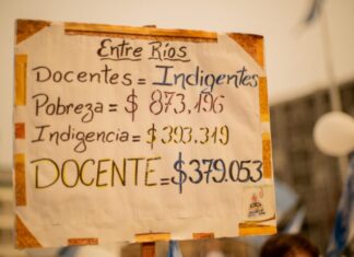 DESCUENTOS. Cuánto afecta al bolsillo cada día de paro docente