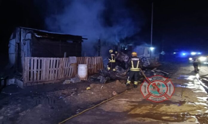 7 Un incendio arrasó dos viviendas en Concepción del Uruguay