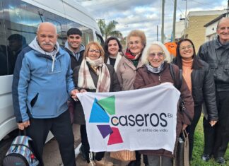 Abuelos en Acción: Destacaron el desempeño de la delegación de Caseros en la instancia departamental