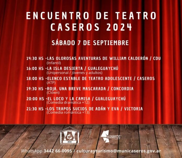ENCUENTRO TEATRO CASEROS 2024 - SABADO 7