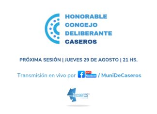 Sesiona el Concejo Deliberante de Caseros