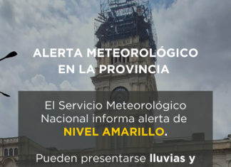 Uruguay entre los doce departamentos entrerrianos en alerta por lluvias y tormentas para este fin de semana