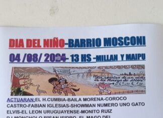 Día de la Niñez: Realizan el festejo en el barrio Mosconi