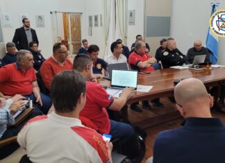 Bomberos: La Federación se entrevistó con autoridades provinciales y de Defensa Civil
