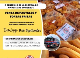 Venta a beneficio de la Escuela de Cadetes