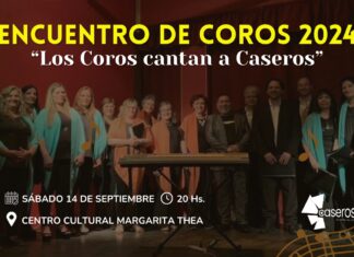 Llega el 13° encuentro Los coros cantan a Caseros
