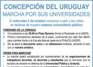 La Mesa Universitaria local prepara su movilización