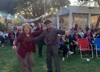 Bienvenida primavera: Los festejos se trasladaron hasta la Residencia Geriátrica Nuestra Señora de Huerto