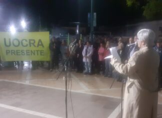 El Justicialismo del Departamento evocó en plaza Ramírez el nuevo aniversario del Día de la Lealtad
