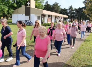 Se realizó la Caminata Saludable para concientizar sobre la lucha contra el cáncer de mama