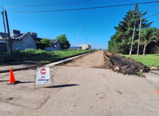 Avanza la ejecución de la obra pública en Caseros