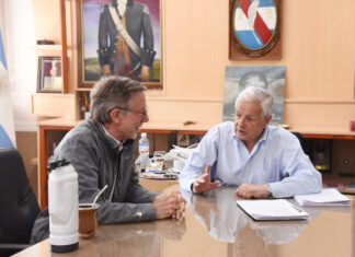 Lauritto y Bahillo abordaron el desarrollo del Departamento