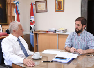 Puerto: Lauritto se reunió con Marcos Di Giuseppe