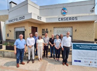 Caseros: Se dio inicio forma a la obra Rehabilitación energética en la Municipalidad