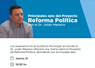 Municipio y Provincia presentarán el proyecto de reforma política