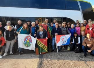 Adultos mayores: La delegación uruguayense partió rumbo a Chajarí para las finales de los Juegos Entrerrianos