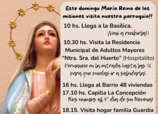 Reina de las Misiones: Llega la imagen peregrina de María