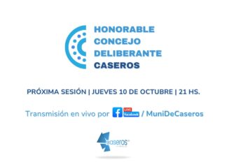 El Concejo Deliberante de Caseros tiene su 10ª sesión