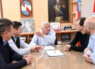 José Lauritto recibió a los intendentes del departamento Uruguay