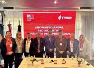 «Es un orgullo pertenecer a la Red Argentina», aseveró a Viceintendenta en el encuentro anual de Ciudades del Aprendizaje