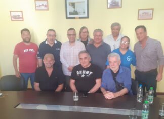 Juan Carlos Schmid y Víctor Laplace en Concepción del Uruguay