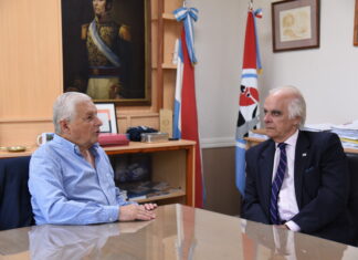 José Lauritto recibió al embajador argentino en Uruguay