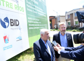Planta de tratamiento de líquidos cloacales: Oficializaron el inicio de las obras
