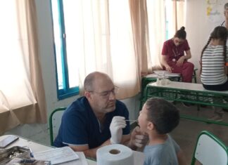 El Centro de Salud Juan Baggio realiza controles pediátricos en escuelas