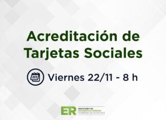 Este viernes 22 se acreditarán las tarjetas sociales con aumento