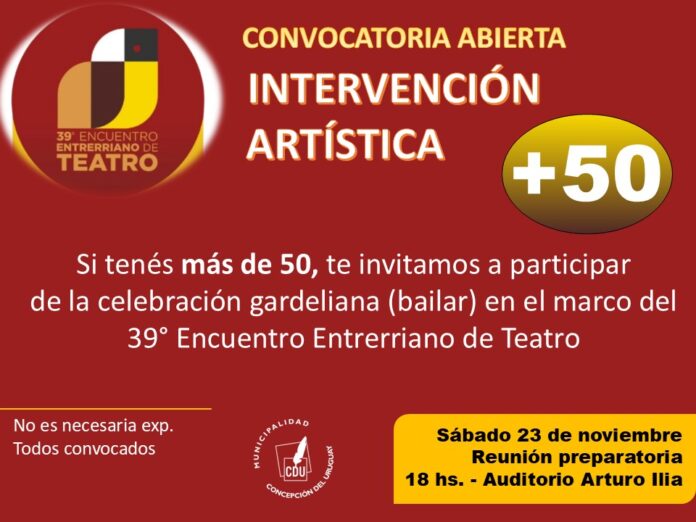 encuentro de teatro - convocatoria abierta para intervención artística1