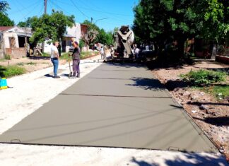 Plan de Obras: Avanza a paso firme la pavimentación de calle Filiberto