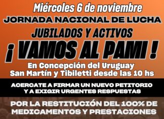 Los jubilados se trasladarán a la oficina del PAMI