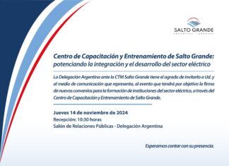Salto Grande: Firma de convenios