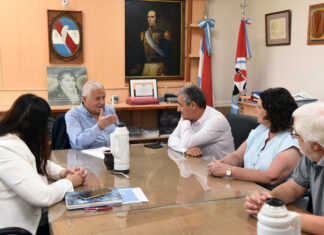 José Lauritto se entrevistó con autoridades de Urdinarrain