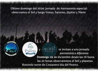 Astroamigos: Jornada de observación «inusual» en la Isla del Puerto