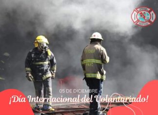 El Cuerpo de Bomberos saludó a los voluntarios en su día
