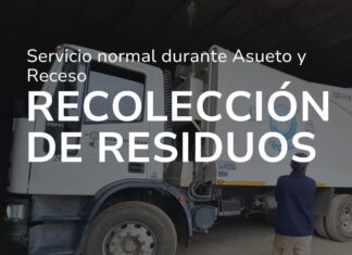 Recolección de residuos durante el asueto y el receso