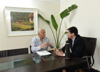 El Intendente impulsa la circulación del tren como transporte dentro de Concepción del Uruguay