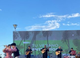 El grupo local Itay brilló en el lanzamiento turístico de Entre Ríos