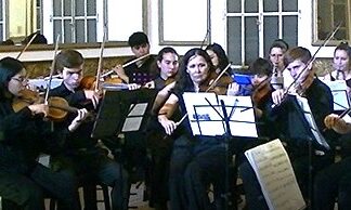 Muestra de fin de año de los alumnos de violín de la Orquesta-escuela Río de los Pájaros