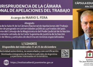 Capacitación sobre jurisprudencia de la Cámara Nacional de Apelaciones del Trabajo
