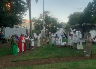 Escenificaron el nacimiento del Niño Jesús en el Puerto Viejo