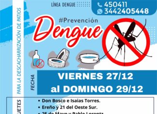 Descacharrización de patios para la prevención del dengue
