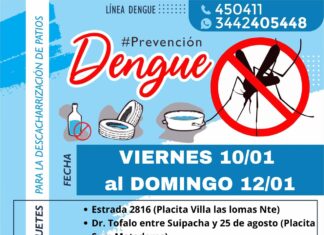 Prevención del dengue: Campaña de promoción del patio limpio