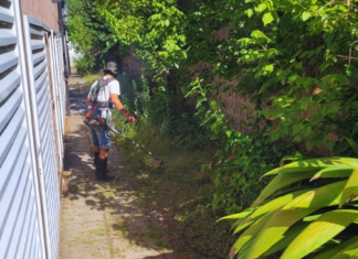 Se continúa con el mantenimiento de las escuelas en vacaciones