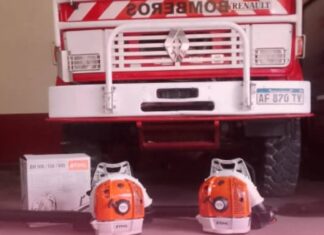 Bomberos incorporó nuevos equipos para el combate contra los incendios forestales