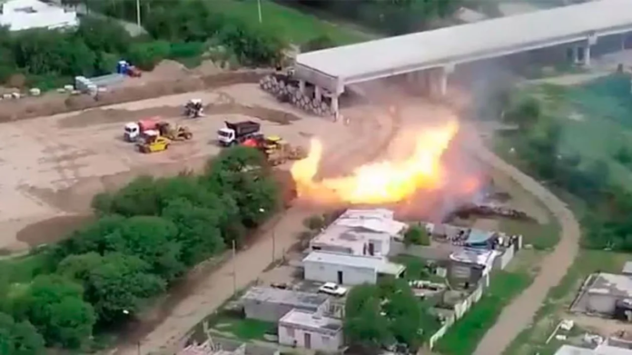 po - explotó un gasoducto en villa maría - hay heridos1