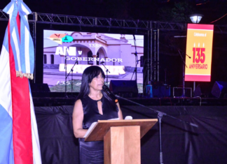 Aluani encabezó la celebración del 135º aniversario de Gobernador Mansilla