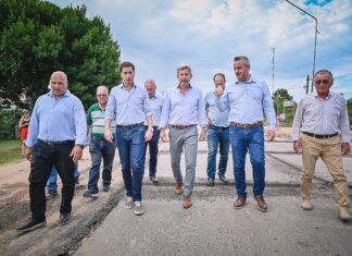 Frigerio garantizó que se continuará con las licitaciones y adjudicaciones de obras en las rutas provinciales, al recorrer la 130