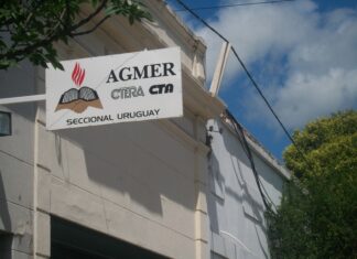 Paro y movilización docente: Comitiva de Agmer Uruguay viaja a Paraná